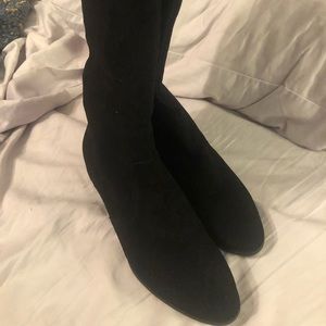 Black Suede Boots